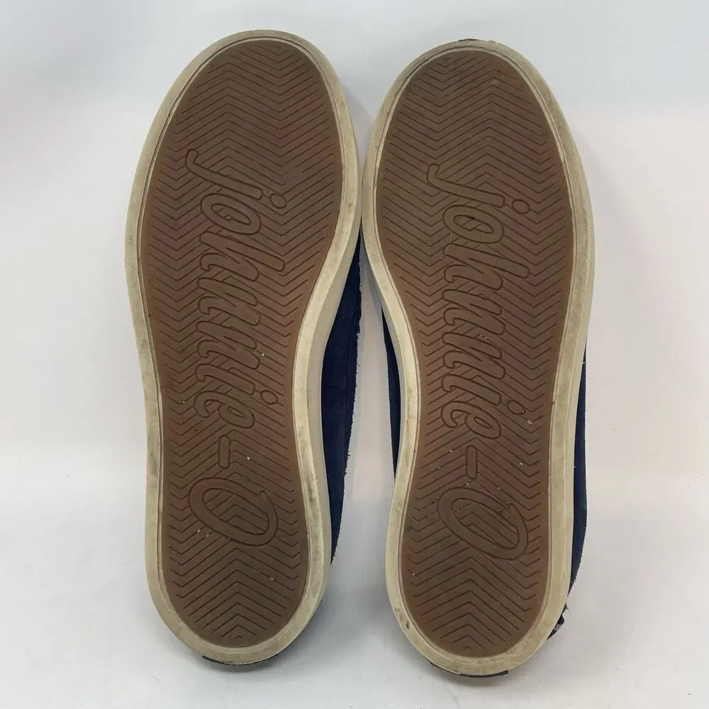 Johnnie-O Mens Santa Monica Blue Suede Loafer Casual Dress Style JMFW1720 Sz 8 M
